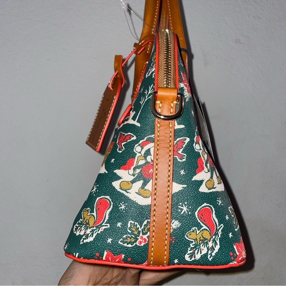 Dooney & Bourke Mickey Minnie Holiday Christmas Satchel & Wallet Bundle Set NWT - Picture 7 of 12